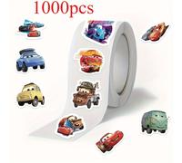 TEMU 1000 pegatinas de Disney Cars del - 2 rollos de 500 pegatinas uno, ideales para cuadernos, botellas de agua y más - de para