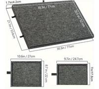 TEMU 1000 Piezas Tablero de Rompecabezas con Cajón, Mesa de Fieltro de Gran Tamaño Portátil con 6 Cajones para Clasificación y Almacenamiento, Ideal para Juegos en