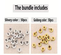 TEMU 100pcs/50pcs Conector de Tres Vías con Cuentas Espaciadoras Redondas Colgantes 11mm Sueltas Cuentas Colgantes Individuales Superficie Desigual Taladro Cuentas Dispersas Decorativas