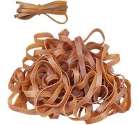 TEMU 100pcs Bandas elásticas gruesas de goma resistente Bandas de látex para carpetas de archivos de oficina Bandas elásticas fuertes para suministros de , hogar y oficina (120 * 4 mm / L * W)