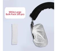 TEMU 100pcs Cubiertas Desechables para Auriculares - Tela No Tejida, a Prueba de Polvo y , Compatible con Múltiples Modelos (Azul, , Negro), Ideal para , Hoteles y Cafés