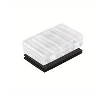 TEMU 100pcs Estuches Protectores Ajustables para Monedas con Cojín Interior Negro - de Almacenamiento Redonda Duradera para Monedas Conmemorativas y de Colección, Ideal para a la Colección del ,