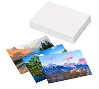 TEMU 100pcs Papel Fotográfico Premium, 180gsm, 3.5" x 5" - de Paisajes Vibrantes, Manual de Impresión para Oficina y Hogar, Papel para Imágenes con Acabado