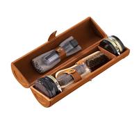 TEMU 10pcs/7pcs MEGICOT Kit de de Calzado, Set de de Cuero PU, con Cepillo para Gamuza, Cepillo para Nubuck, Esponja para , Aplicador de Cera, Acondicionador de Cuero, Cepillos para y Reparación