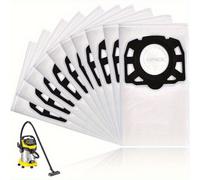 TEMU 10pcs Bolsas de Aspiración No Tejidas Premium para Karcher MV4/MV5/MV6 & WD4/WD5/WD6 Series - Filtración y Rendimiento Mejorados