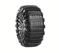 TEMU 10pcs Cadenas para Neumáticos de Coche - Engrosadas Antideslizantes para Sedanes y SUVs, Goma Sintética Duradera