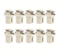 TEMU 10pcs Luces LED GOK para Tablero de Coche - 12V T5 5050, (Verde, , , Azul, ) - Fácil Instalación, Consumo de Energía y Larga , Indicador Interior, Medidor