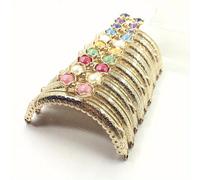 TEMU 10pcs Marco de bolso de metal hecho a mano, cierre de beso, hebilla de beso, 8.5cm para monedero, bolso de mano, accesorios de bolsa DIY