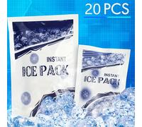 TEMU 10uds/20uds/50uds Bolsas de Hielo Instantáneas | Compresas Frías Desechables, Congelación Rápida Portátil, Compresa Fría Calmante para Uso Doméstico, No Requiere Electricidad, Hechas de Resina