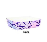 TEMU 10uds/20uds/50uds para kpop Bandejas de Papel para Snacks | Bandejas de Servir de Papel K-pop Rosa y Azul Platos para , , Baby Shower, Decoraciones para Fiestas