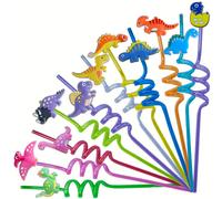 TEMU 11/4pcs de Beber Reutilizables de Dinosaurios, de Plástico con Temática de Dinosaurios, Decoraciones para Fiesta de en , Recuerdos de Fiesta de , Colores Surtidos, No Requiere Electricidad,