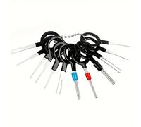 TEMU 11pcs/set Herramienta de extracción de terminales de cableado eléctrico para enchufes de coche, kit de extractor de pines de conector de crimpado de cableado eléctrico de coche