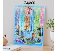 TEMU 12 bolígrafos borrables de Disney Zootopia, bolígrafos neutros, punta de 0.5 mm, ideales para , perfectos para escribir y dibujar. ¡Regalos perfectos para vacaciones y !