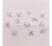 TEMU 12 broches de botones anti-exposición versátiles para asegurar en el escote y el pecho, broches de cierre para la exposición de accesorios.