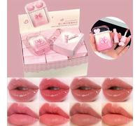 TEMU 12 Cajas de Set de Labial para las Fiestas, con una Combinación de Labiales Aterciopelados Mate y con Espejo. y de Larga Duración, es un para de San Valentín, de la y Recuerdos de Boda