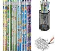 TEMU 12 lápices de dinosaurio con , lápices de madera ideales como pequeños regalos para fiestas de temáticas de dinosaurios o recompensas en el aula