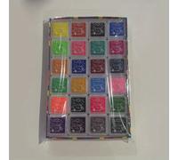 TEMU 12 o 24 Mini Almohadillas de Tinta Surtidos, Pequeñas Almohadillas de Tinta Cuadradas, Perfectas para Journaling, de Diario, Manualidades y Estampado Decorativo.