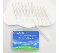 TEMU 12-Pack Olosiker Cepillos Interdentales, Material PE, Colores Surtidos, Sin Sabor, Hilo Dental, Cuidado Bucal, Salud de las Encías, Limpieza de Dientes.