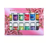 TEMU 12 piezas/36 ml de de de aceite aromático soluble en agua, que rosa, lavanda, , , naranja, , de nieve, limón, osmanthus, fresa, etc., adecuado para yoga, meditación, , Navidad