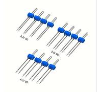 TEMU 12 piezas/6 piezas de Agujas Gemelas con de Plástico para Máquina de Coser Tamaños 2.0/90, 3.0/90, 4.0/90