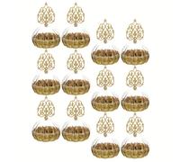 TEMU 12 Piezas de Cajas de Plástico para - Cajas de Regalo Transparentes para Dulces, Chocolates, Caramelos | Cajas Compactas para Fiestas de Pascua, San Valentín, Navidad, ,