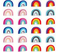 TEMU 12 piezas de cuentas de silicona , cuentas separadoras sueltas de 6 colores, adecuadas para hacer joyas artesanales DIY, decoración diaria, regalos festivos y regalos para damas