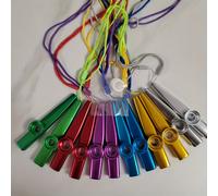 TEMU 12 piezas de KAZOO con cordón, recuerdos para de festiva, de para cantar junto al , colores surtidos al