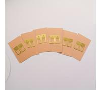 TEMU 12 piezas de marcadores de cobre - Marcadores de latón retro para accesorios de planificador semanal/mensual de Midori Traveler's Notebook, papelería vintage