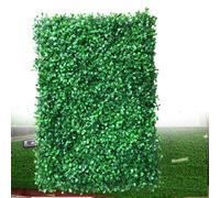 TEMU 12 piezas de pared de plantas artificiales | Teja de seto artificial con protección UV, tapete de césped, panel de pared verde 40X60cm | Ideal para decoración exterior, uso multiusos