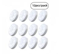 TEMU 12 Piezas Luz Nocturna Magnética con Sensor de Movimiento, Encendido/Apagado Automático USB - Ideal para Armarios, Pasillos, Baños, Mesitas de Noche - Instalación Plug-and-Play