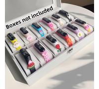 TEMU 12 relojes combinados con una variedad de figuras de dibujos animados, reloj electrónico con pantalla táctil LED, relojes para hombres y mujeres