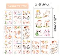TEMU 12 Tatuajes Temporales de Gato que en , Perfectos para Fiestas Temáticas de Gatos, Stickers de Tatuajes Falsos Impermeables y de Larga Duración, Corporal, Tamaño: 10X6Cm