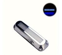 TEMU 120 LED RV Luz LED Luz de Luz de barco de acero inoxidable Barra de luz LED Luces de camión Tira de luz LED Luces auxiliares, sin batería