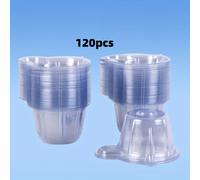 TEMU 120 tazas de de resina transparente, 1.35 oz contenedores redondos y cilíndricos versátiles para pintura, epoxi, joyería manual DIY