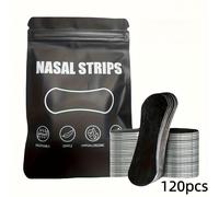TEMU 120 Tiras Negras para Nariz Compatibles con los Beige - Fuerte, Sin , Fácil Aplicación y Remoción, Adecuadas para Uso Nocturno, Trabajo, Áreas - Indolora, Regalo Ideal (120 Hojas)