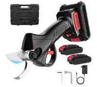 TEMU 1200W Tijeras Eléctricas Inalámbricas Sin Escobillas de 25mm para Podar Árboles Frutales, Bonsáis y - Ideal para Arboristas, Profesionales, Huertos y Viñedos - Herramienta Potente para Jardinería