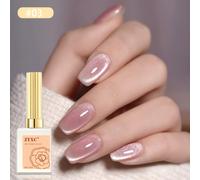 TEMU 12ml Gel de uñas de con vidrio de gelatina con imán 15ml Espejo holográfico con Semi-transparente Colorido Aceite de uñas magnético Salón DIY en casa