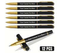 TEMU 12pcs Bolígrafos Personalizados | Bolígrafos Grabados con , Texto o Mensaje | Ideal para Oficina, , Profesores y | Grabado Incluido