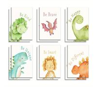 TEMU 12pcs/Set Mini Cuadernos de Dinosaurios Adorables | Divertidos Sets de Bloc de Notas Regalos Escolares y de Oficina Suministros de Viaje Prácticos 3.2X5 Pulgadas