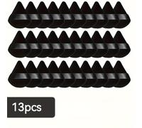 TEMU 13/23 Esponjas de Maquillaje Triangulares Suaves | Negro, Rosa, , Rosa, para Aplicación de Polvo y Base, Herramienta de Belleza