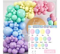 TEMU 136 Piezas Kit de de Globos Pastel - de Globos Pastel - Globos Pastel Pequeños y Grandes para Decoraciones de Pastel - Globos para Fiestas de , Macaron, Pascua, Donas y Helados