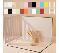 TEMU 14 Piezas 22 Patrones de Estudio para Productos: Kit de Accesorios Miniaturas y Alimentos, Tablero de 16x11.5 Pulgadas Plus