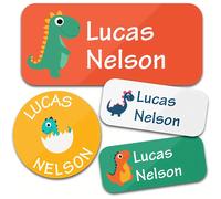 TEMU 140 Etiquetas Personalizadas con para Guardería - Stickers para Etiquetas de Ropa, Botellas de Agua, Loncheras y Material Escolar.