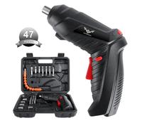 TEMU 14pcs/26pcs/47pcs 3.6V Juego de herramientas eléctricas para del hogar con una batería de litio de 1300Mah, mini taladro eléctrico inalámbrico y destornillador.
