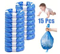 TEMU 15/12/9 piezas de recambio para contenedor de pañales | Bolsas de desecho 4m para de pañales, reemplazo de forros de polietileno para , Litter Genie, Diaper Genie, , , sin perfume