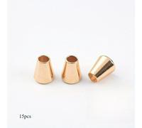TEMU 15 piezas/bolsa Hebilla de metal para cordón de pantalón, hebilla antideslizante, clip para cordón, hebilla de un solo agujero, ideal para accesorios de cordón en ropa, mochilas y ropa deportiva