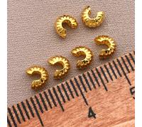 TEMU 15 Piezas de Cierres de Luna Chapados en Oro de 18K - Cierres de C Hechos a para Joyería DIY, Duraderos, Cierre para Accesorios de Cordón, Pulseras y Collares