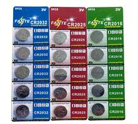 TEMU 15 piezas de pilas CR2016, CR2025 y CR2032, adecuadas para control remoto inalámbrico, medidores de glucosa en sangre y de luz.