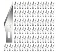 TEMU /150/200/300 piezas Cuchillas de corte , Acero Inoxidable SK5 #11, No retráctil, con estuche de almacenamiento, para manualidades, hobbies, scrapbooking, plantillas