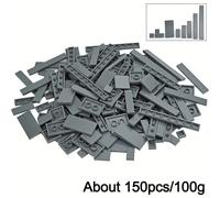 TEMU 150 Piezas de Bloques de Construcción Planos Lisos 1x1, 1x2 y 1x6 con Puntos para Niños - Compatibles con Marca Leduo